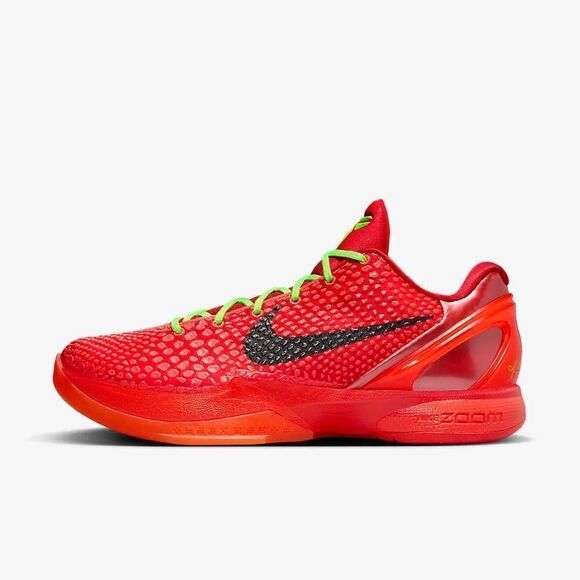 Nike Kobe 6 Protro Reverse Grinch Bright Crimson Green Black FV4921-600 size 14 main image 10